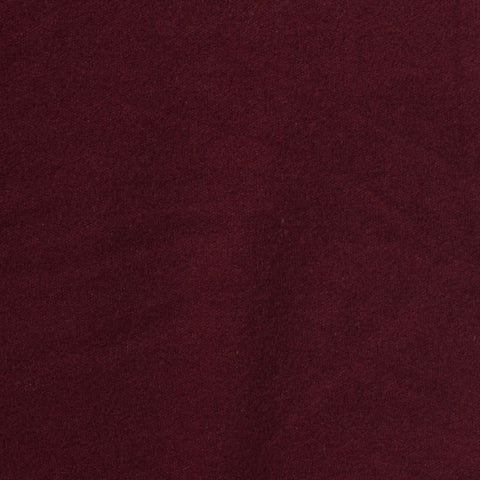 Brushed Polyester Stretch Velvet Fabric, 240 gsm, 185 cm — Red