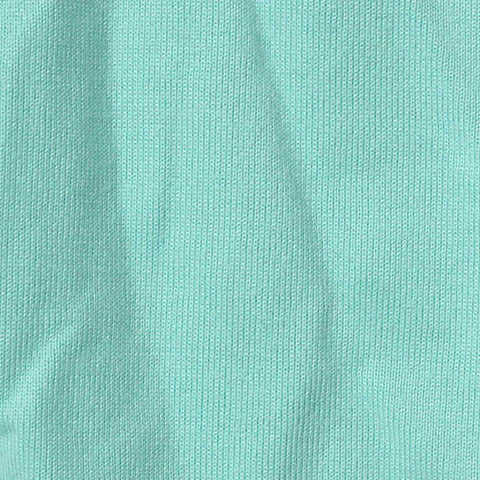 Brushed Polyester Stretch Milk Silk Knit Fabric, 160 gsm, 170 cm — Green