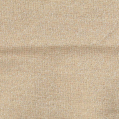 Beige Marl Jersey Knit, Poly-Metallic