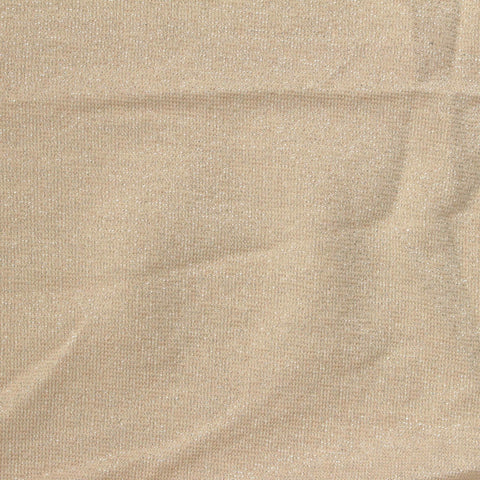 Beige Marl Jersey Knit, Poly-Metallic