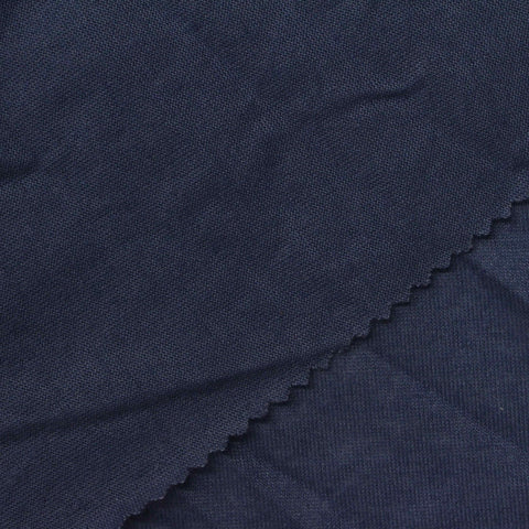 100% Polyester Jersey Knit Fabric, 164 gsm, 180 cm — Navy