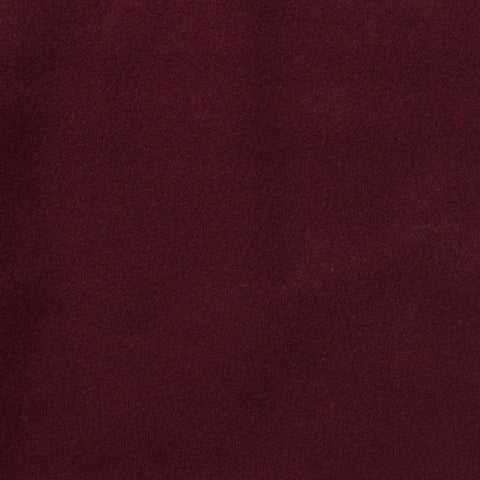 Brushed Polyester Stretch Velvet Fabric, 280 gsm, 185 cm — Red