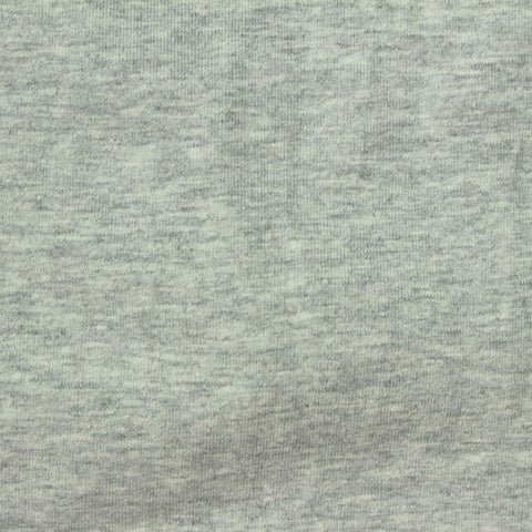 Light Grey Marl Jersey Knit, Cotton, 200 gsm