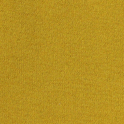 Brushed Polyester Nylon Stretch Knit Fabric, 300 gsm, 155 cm — Yellow
