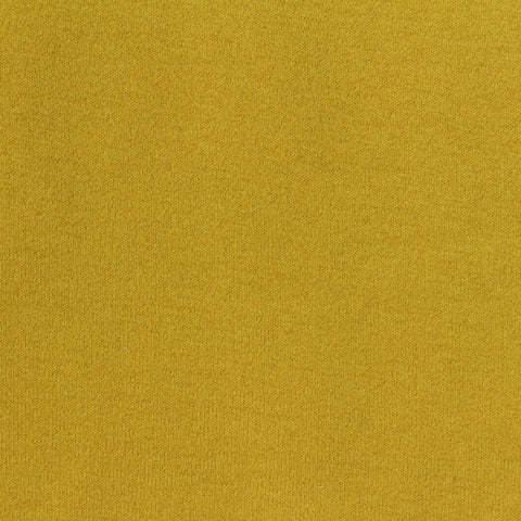 Brushed Polyester Nylon Stretch Knit Fabric, 300 gsm, 155 cm — Yellow