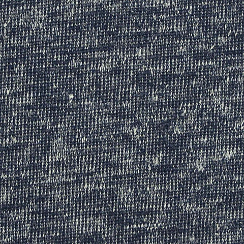 Dark Blue Marl Jersey Knit, 210 gsm