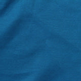 Cotton Linen Jersey Knit Fabric, 140 gsm, 150 cm — Blue