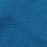 Cotton Linen Jersey Knit Fabric, 140 gsm, 150 cm — Blue — texture