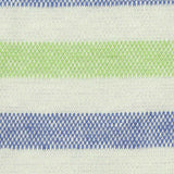 Blue Horizontal-Stripe Piqué Knit, Linen-Cotton — texture