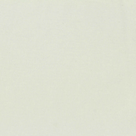 Cotton Stretch Rib Knit Fabric, 220 gsm, 178 cm — White