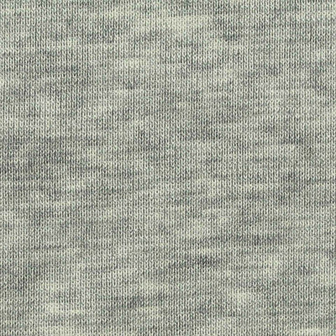 Grey Heather Rib Knit, Tencel Lyocell-Wool