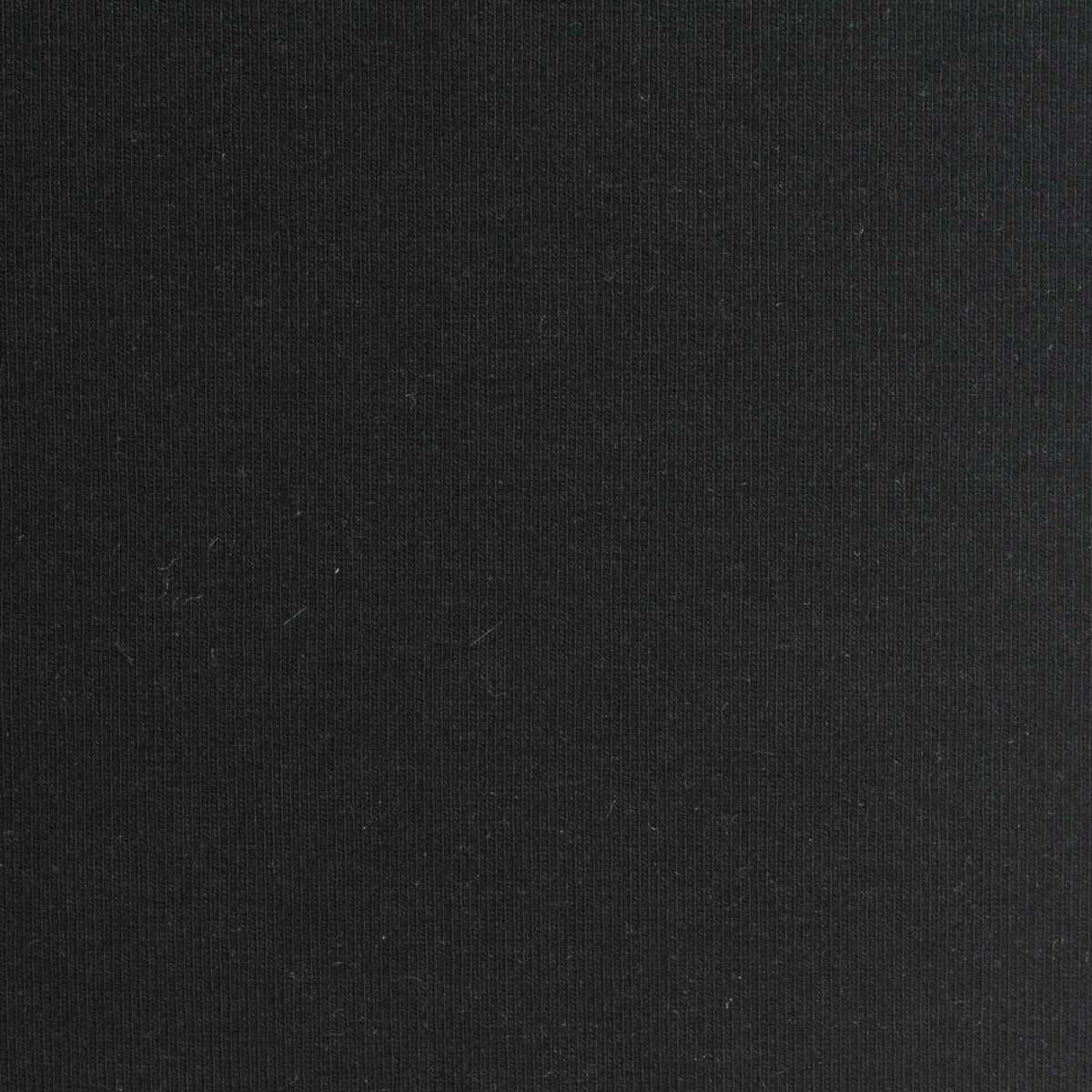 Rib Knit Fabric, 210 gsm, 175 cm — Black