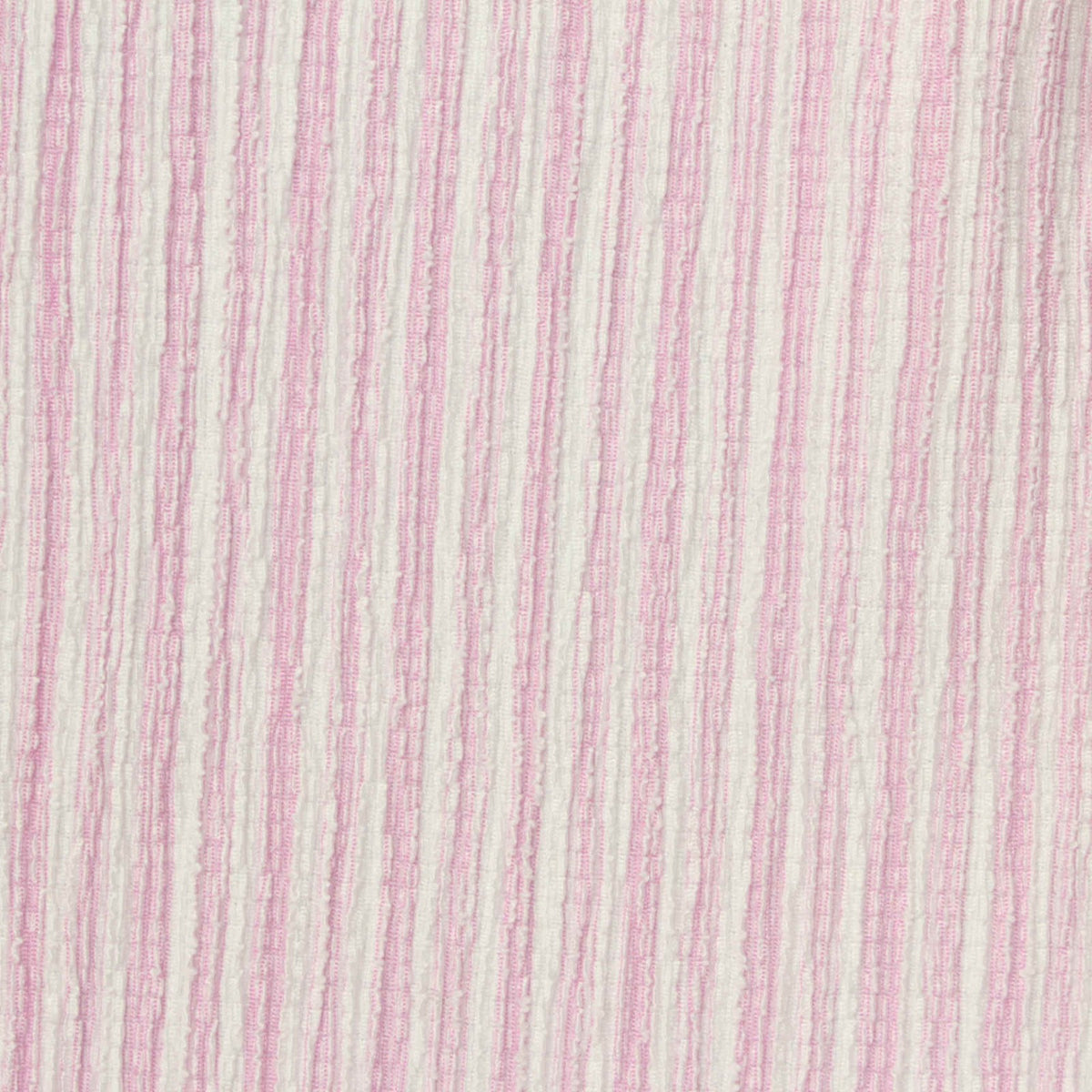 Pink Vertical-Stripe Crepe, Polyester