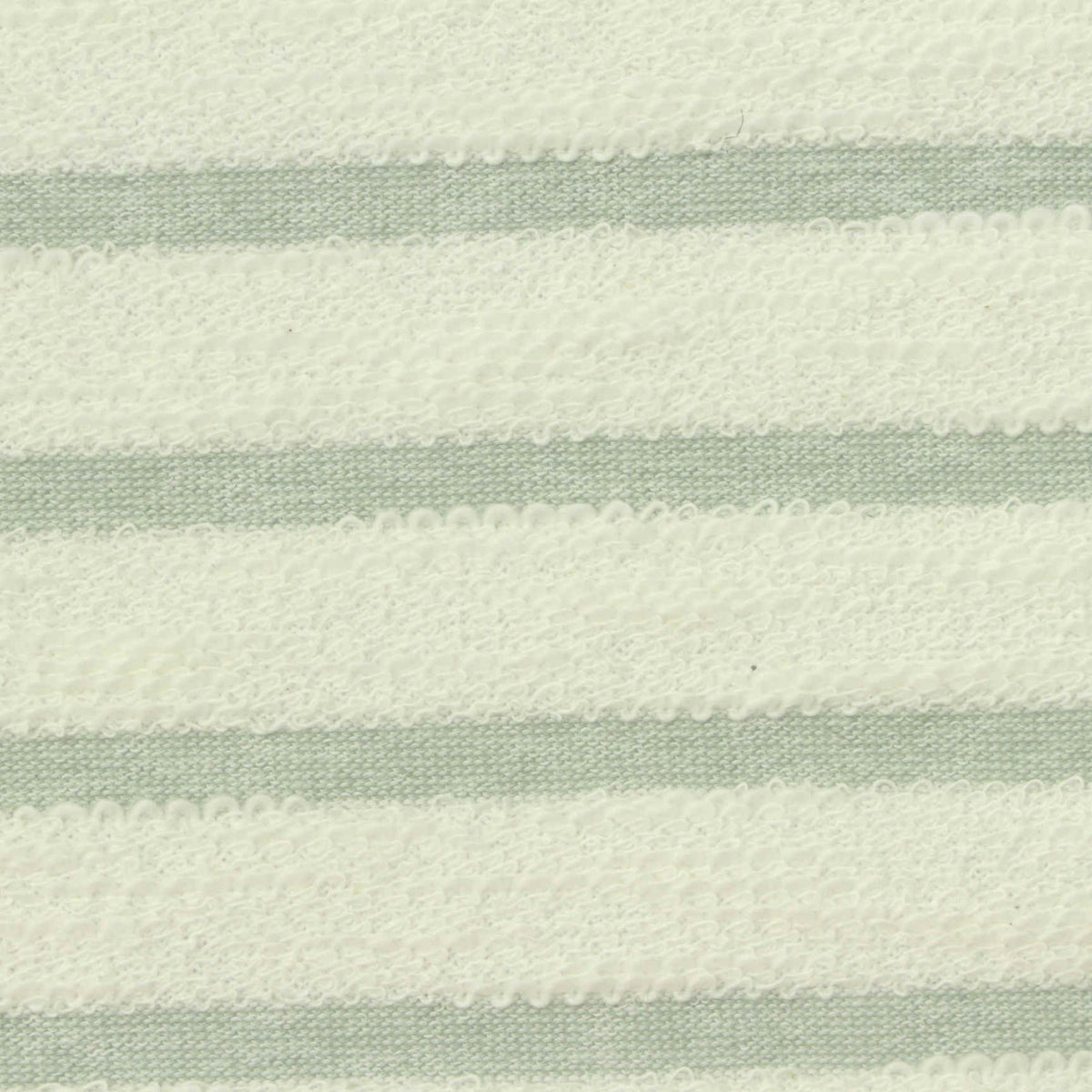 Off-White Horizontal-Stripe French Terry, Cotton