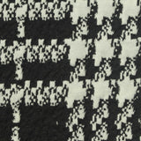 Black Houndstooth Jacquard, Polyester