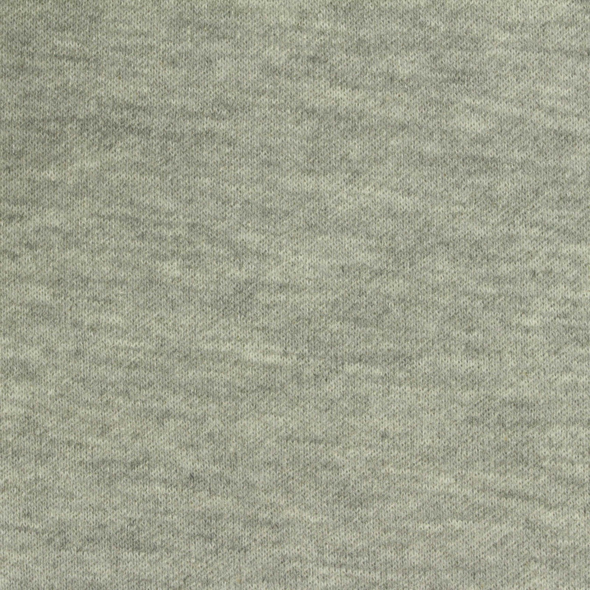 Light Grey-Green Marl French Terry, Cotton-Poly, 300 gsm