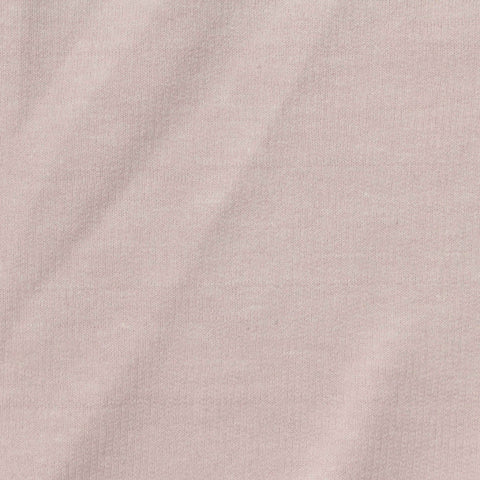 Polyester Cotton French Terry Fabric, 250 gsm, 187 cm — Pink