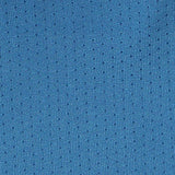Polyester Stretch Birdseye Knit Fabric, 174 gsm, 154 cm — Blue — texture