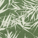 White Leaves Jersey Knit, Viscose