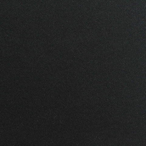 Polyester Viscose Stretch Scuba Knit Fabric, 250 gsm, 156 cm — Black