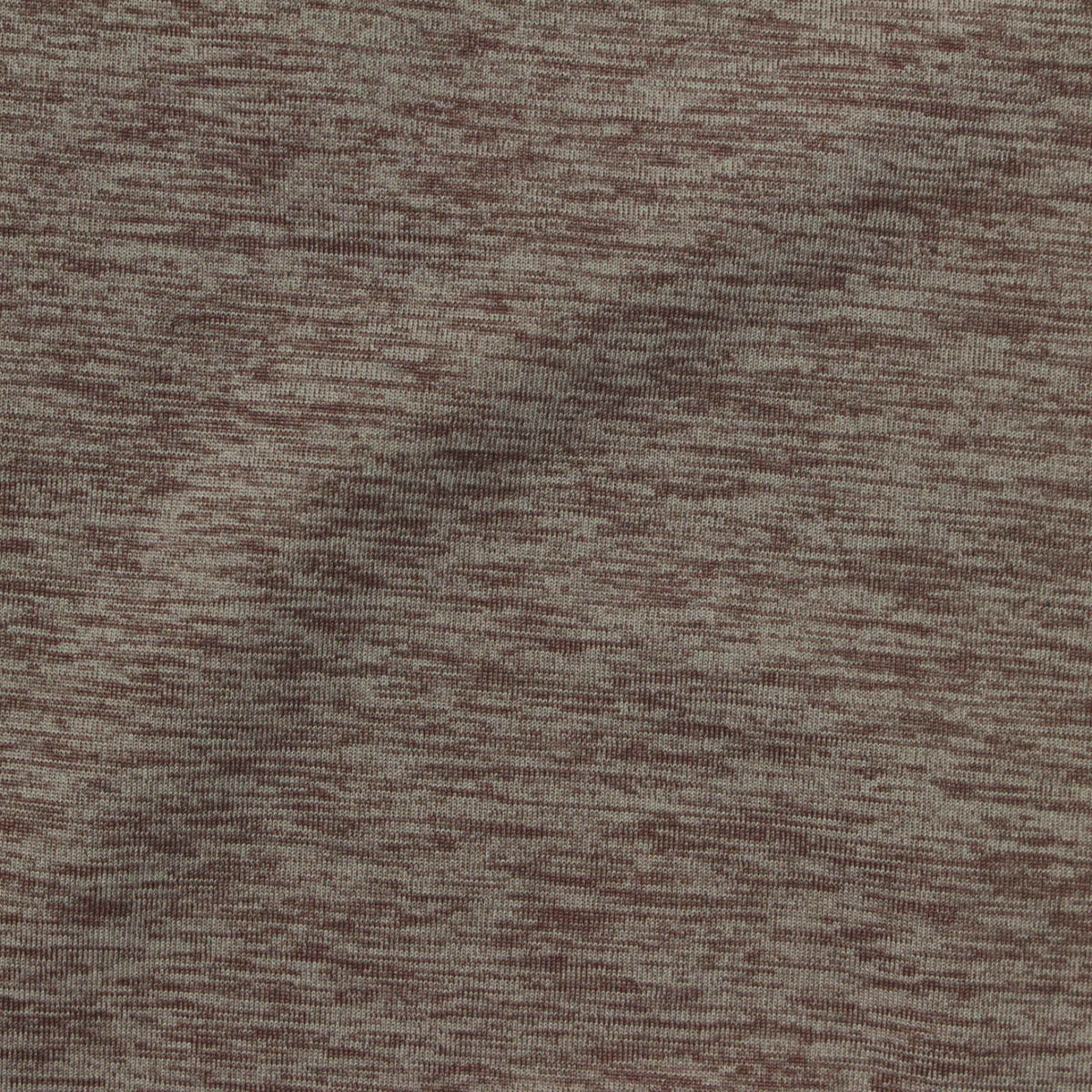 Brown Heathered-Marl Jersey Knit, Polyester, 160 gsm