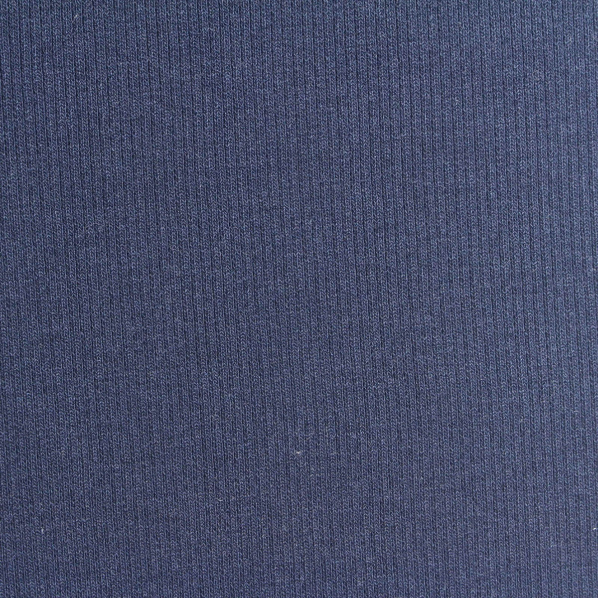 Navy Rib Knit, Poly-Cotton
