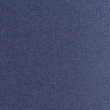 Polyester Cotton Stretch Rib Knit Fabric, 360 gsm, 150 cm — Navy