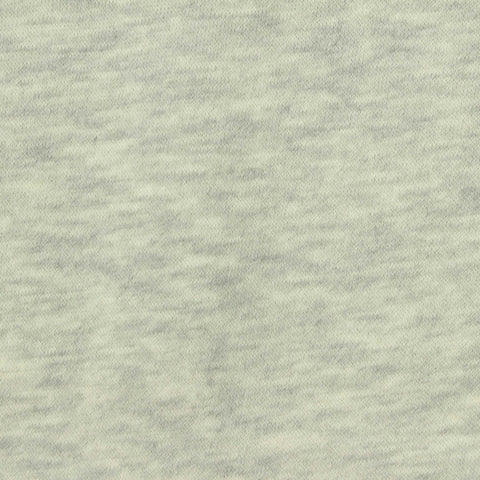 Light Grey Marl French Terry, Poly-Cotton, 280 gsm, 192 cm