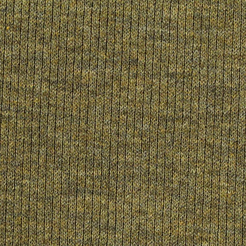 Olive Marl Waffle Knit, Poly-Cotton