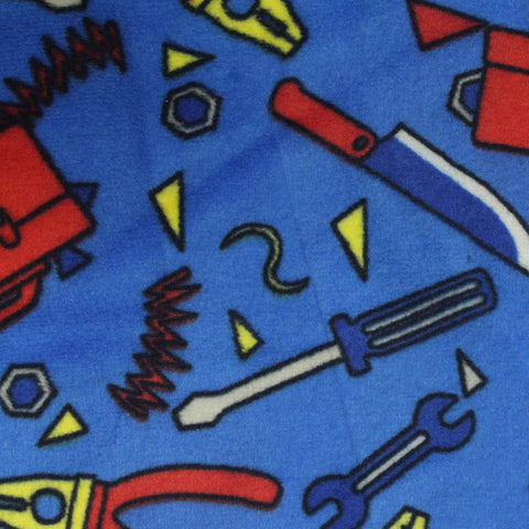 Printed Brushed 100% Polyester Milk Silk Knit Fabric, 150 gsm, 160 cm — Blue