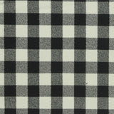 Black Gingham Bengaline, Poly-Viscose