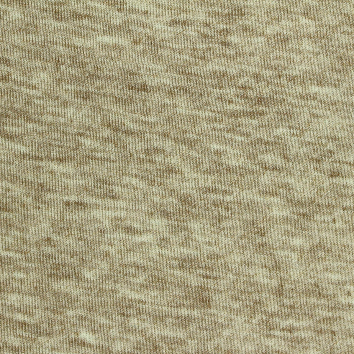 Heathered Beige Marl Rib Knit, Poly-Viscose