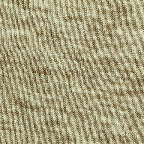Heathered Beige Marl Rib Knit, Poly-Viscose