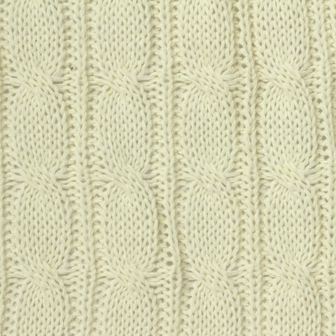 Jacquard Polyester Cotton Pointelle Knit Fabric, 380 gsm, 150 cm — Yellow