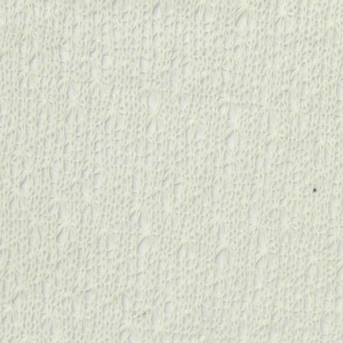 Cream Openwork Chunky Knit, Viscose-Poly