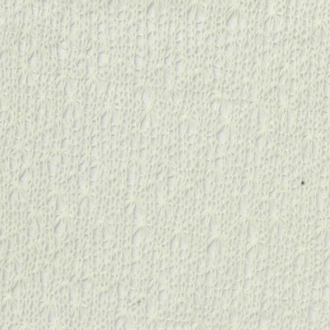 Cream Openwork Chunky Knit, Viscose-Poly