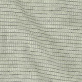 Dark Grey Horizontal-Stripe Interlock Knit, Cotton-Poly