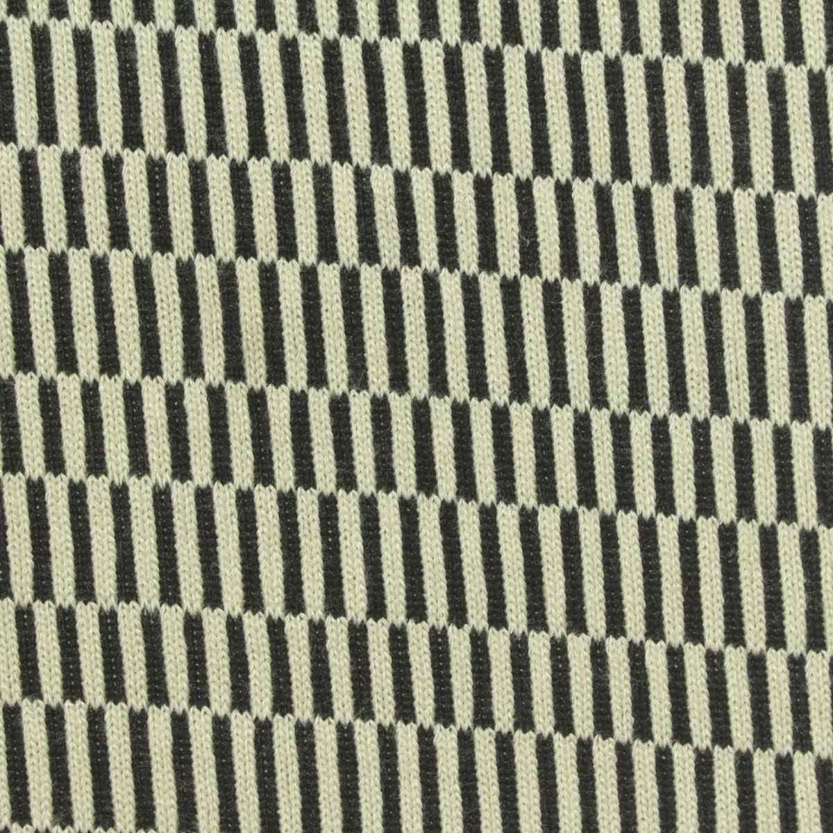 Black Geometric Jersey Knit