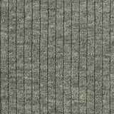 Grey Marl Rib Knit, Poly-Cotton — texture