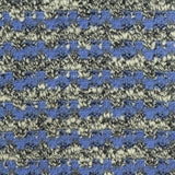 Blue Check Bouclé, Cotton-Poly