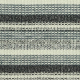 White Horizontal-Stripe Rib Knit, Poly-Viscose