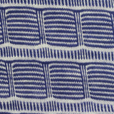 Blue Horizontal-Stripe Jersey Knit, Poly-Viscose