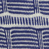 Blue Horizontal-Stripe Jersey Knit, Poly-Viscose — texture