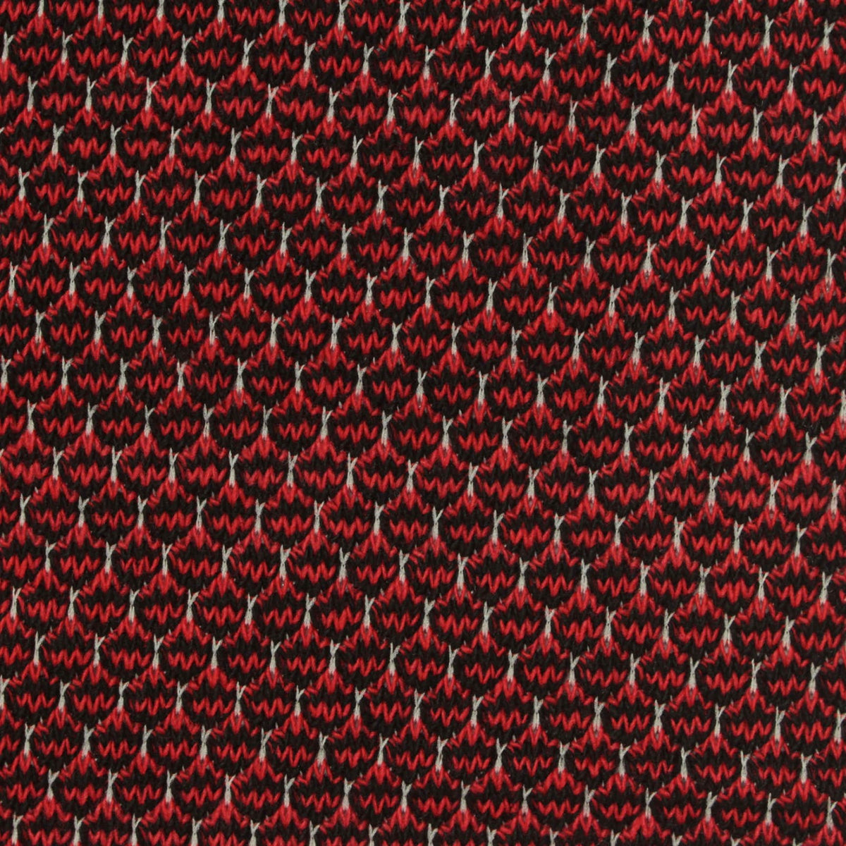 Red Diamond Chunky Knit, Cotton
