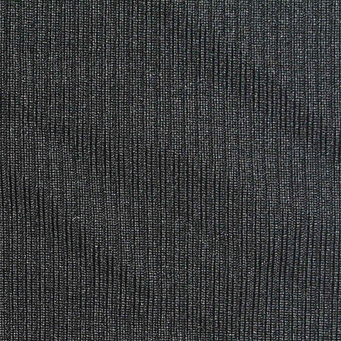 Black Ribbed Rib Knit, Polyester