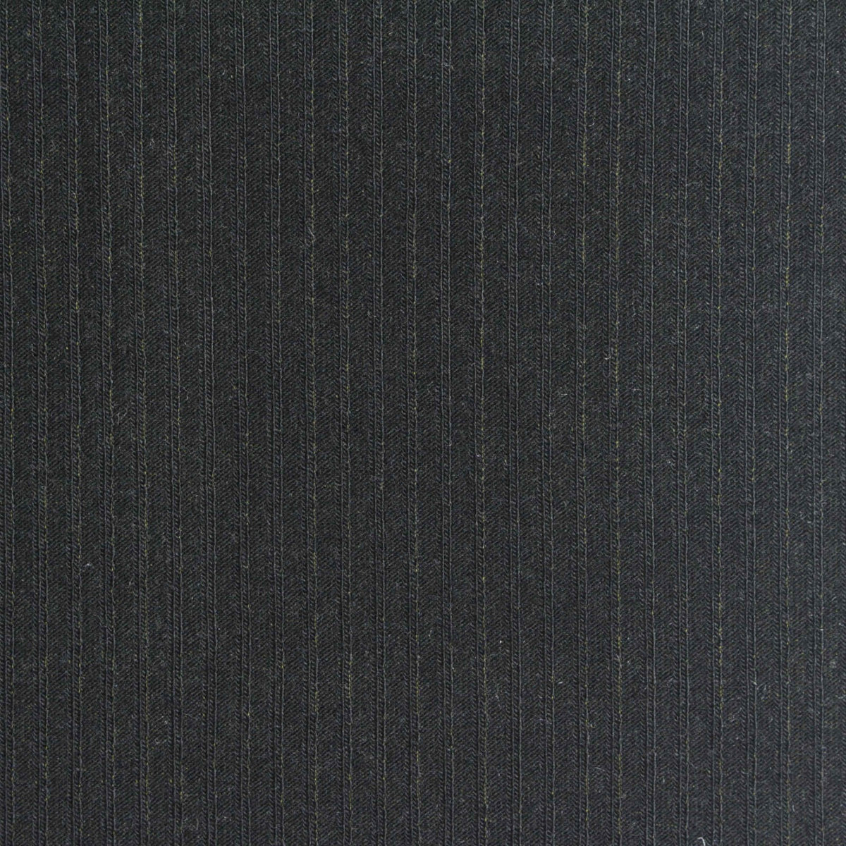 Dark Grey Pinstripe Rib Knit, Poly-Viscose