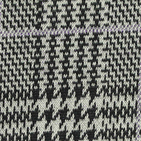 Black Houndstooth Jacquard, Polyester, 300 gsm, 160 cm, ref EF-268421