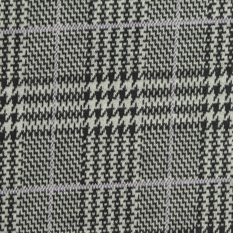 Black Houndstooth Jacquard, Polyester, 300 gsm, 160 cm, ref EF-268421