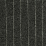 Light Grey Vertical-Pinstripe Ponte Knit, Poly-Viscose