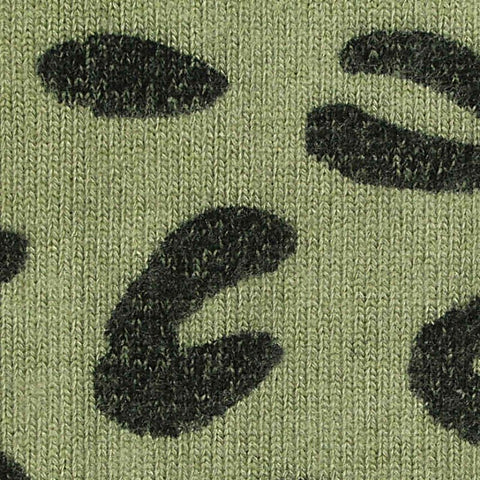 Dark Grey Leopard Chunky Knit, Viscose-Poly